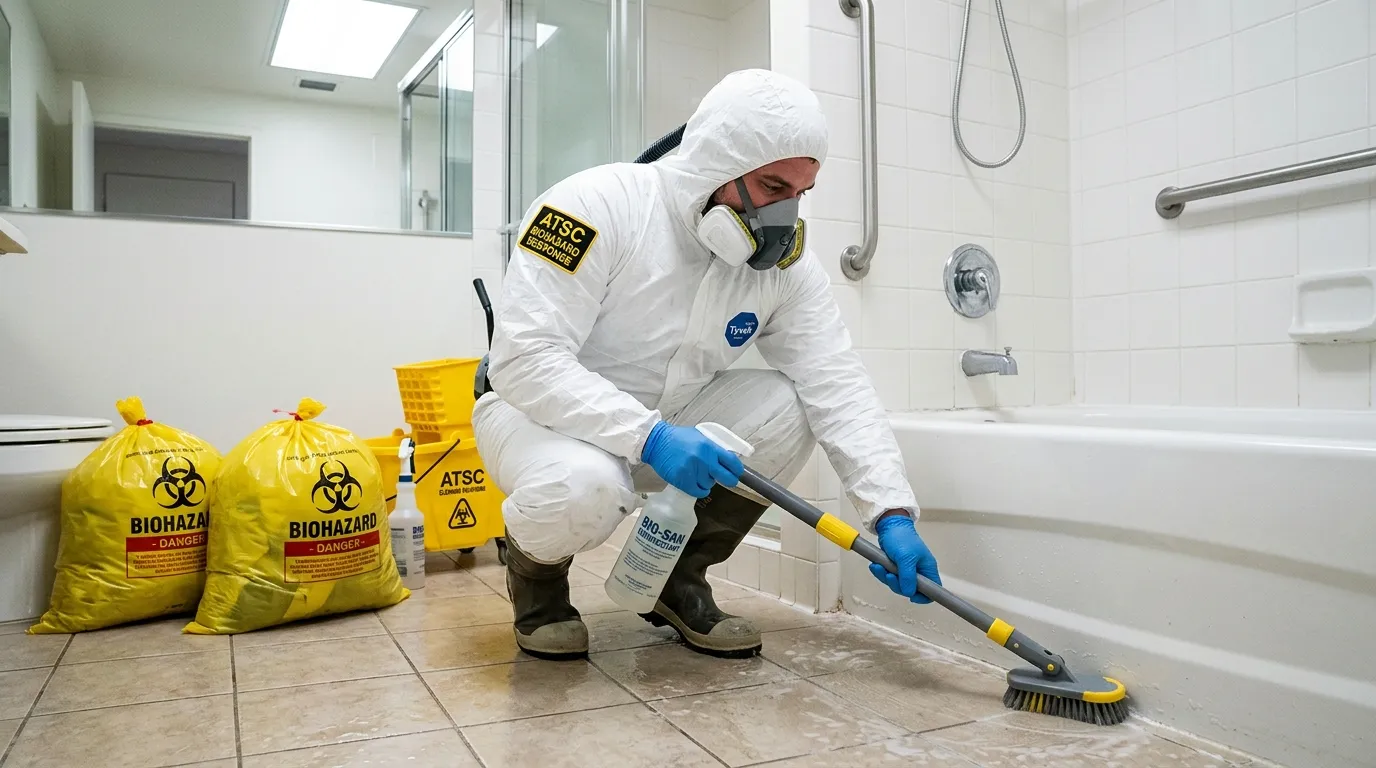 Decontamination equipment deployed for Blood Cleanup in Natick